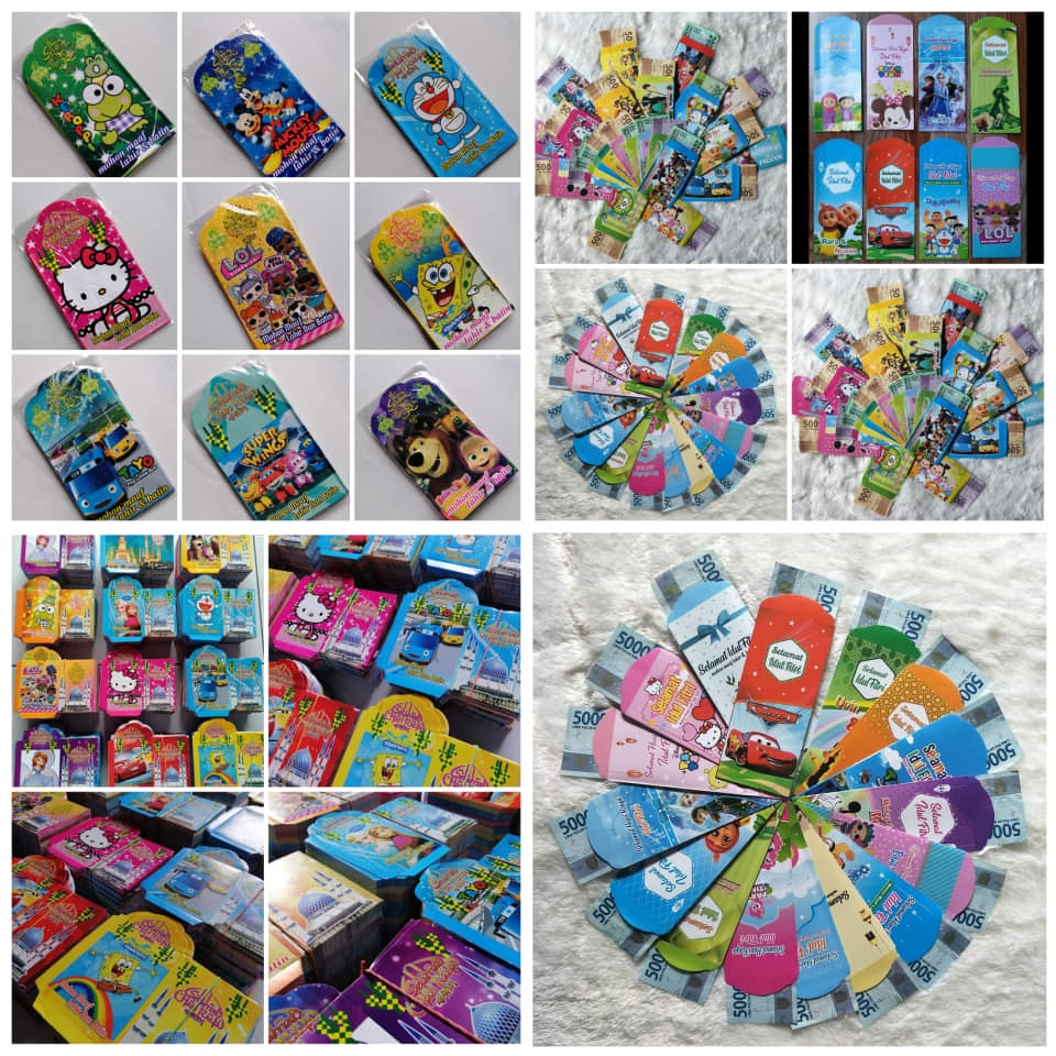 

Amplop Lebaran Berkarakter Mengkilap