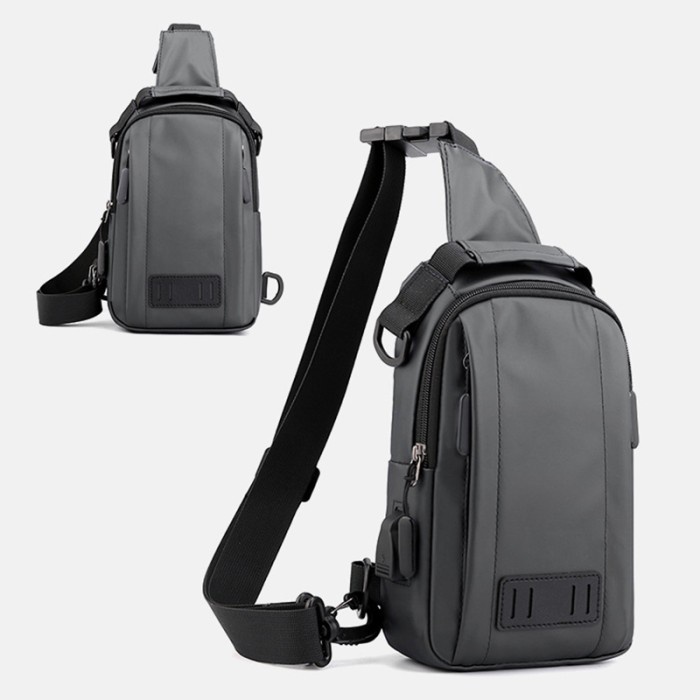 tas ransel  Freeknight Tas Selempang Pria Tas Sling Bag Ransel Multifungsi TS712 - Abu-abu(C9W6) tas