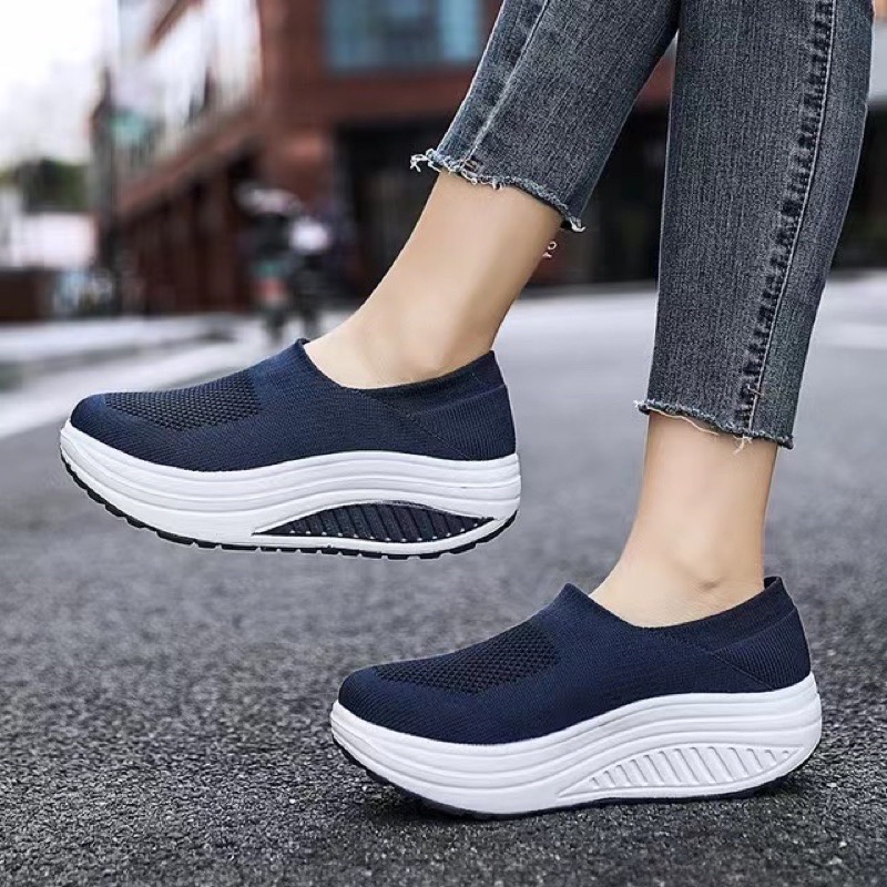 GROSIRTAS LV0116 &quot;FREE BOX&quot; Sepatu Slip On Wanita Sepatu Wanita Import Sepatu Wanita Korean Style Kekinian Premium Quality