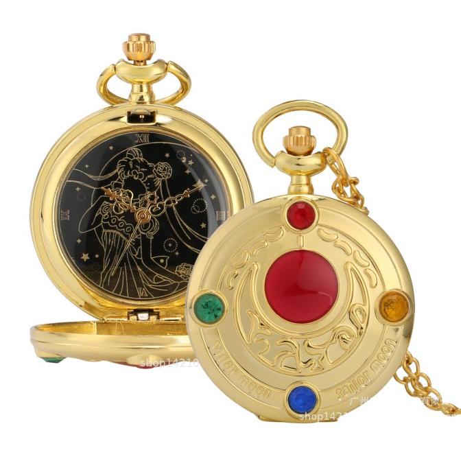 Sgpw Sailor Moon Pocket Watch Jam Saku Sailormoon Magical Girl Hobi