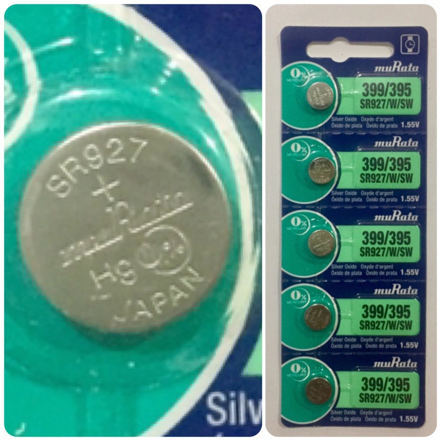 ORIGINAL ASLI SONY MURATA 395 SR927 SR927W SR927SW Batre Baterai Batere Battery untuk Jam Tangan Rem