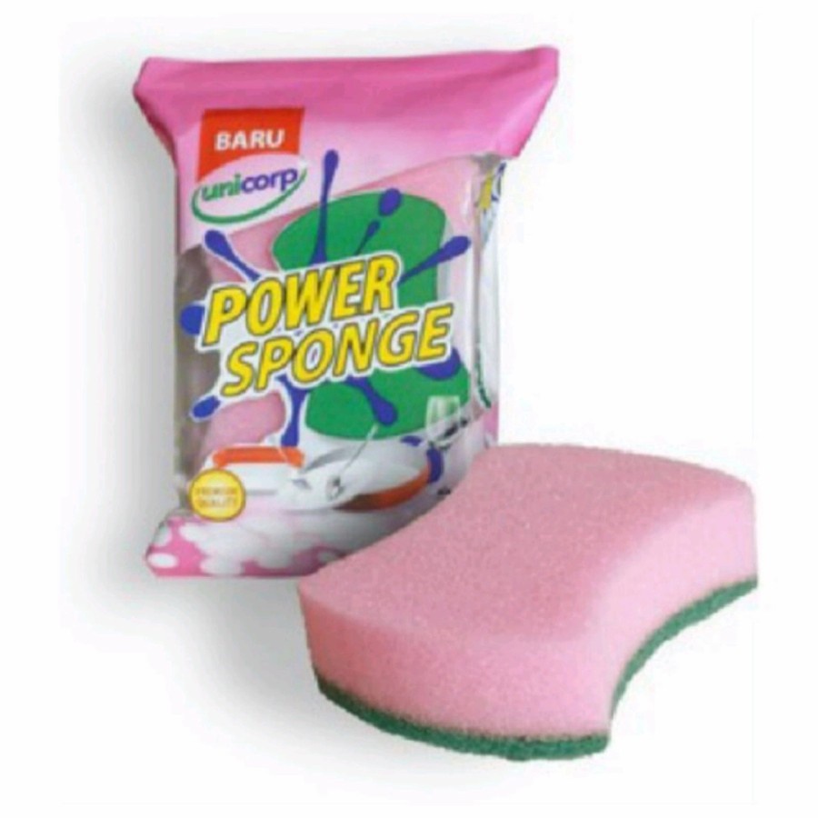 Power Sponge Serbaguna Spons Sabut Cuci Piring