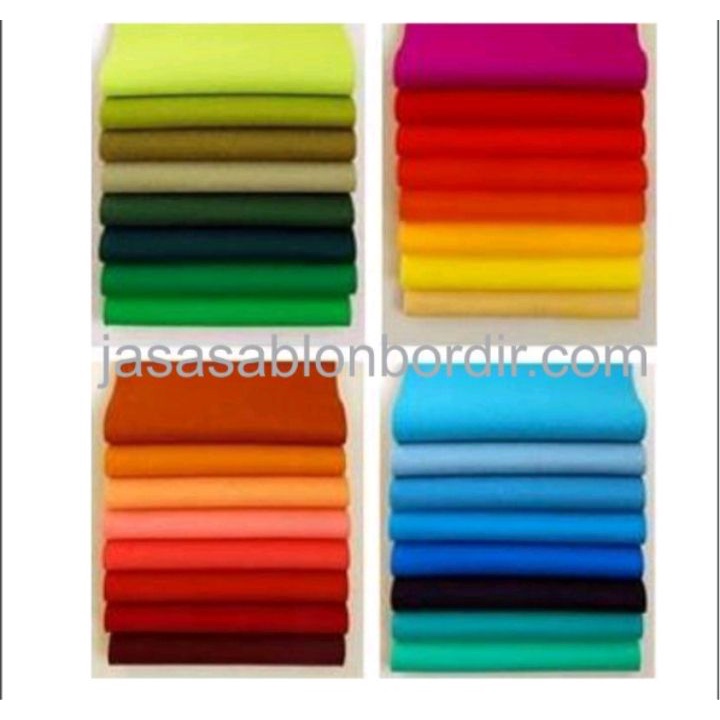 KAIN FLANEL UKURAN 50CM X92CM Kain Flanel Kerajinan,Kain Flanel Akrilik,Kain Flanel Polyester,Kain F