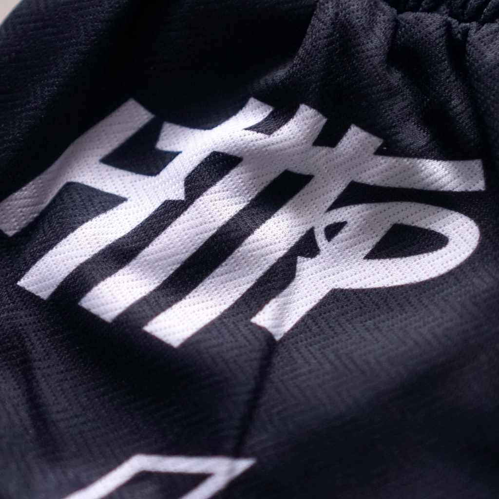 HTTP - Noir - Celana Pendek Motif Boardshort Pria Hitam Sweatshort Pria Wanita