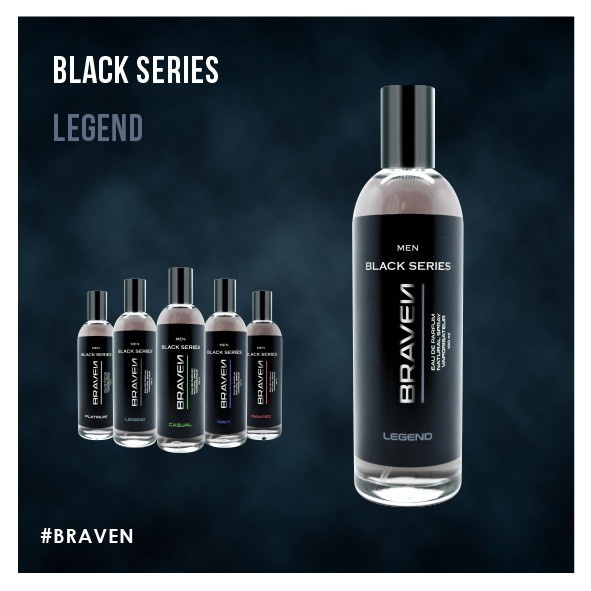 Braven Black Men 100ml Eau De Parfum - Parfum Pria