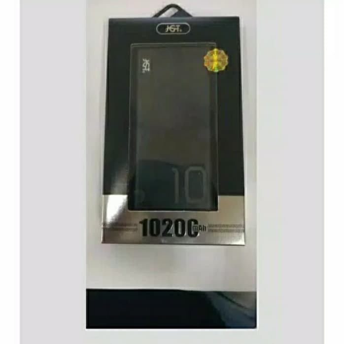 Powerbank Power bank JGT018 Dual Output 10200mAh 100% - Hitam Best Seller Bisa COD High Quality Terb