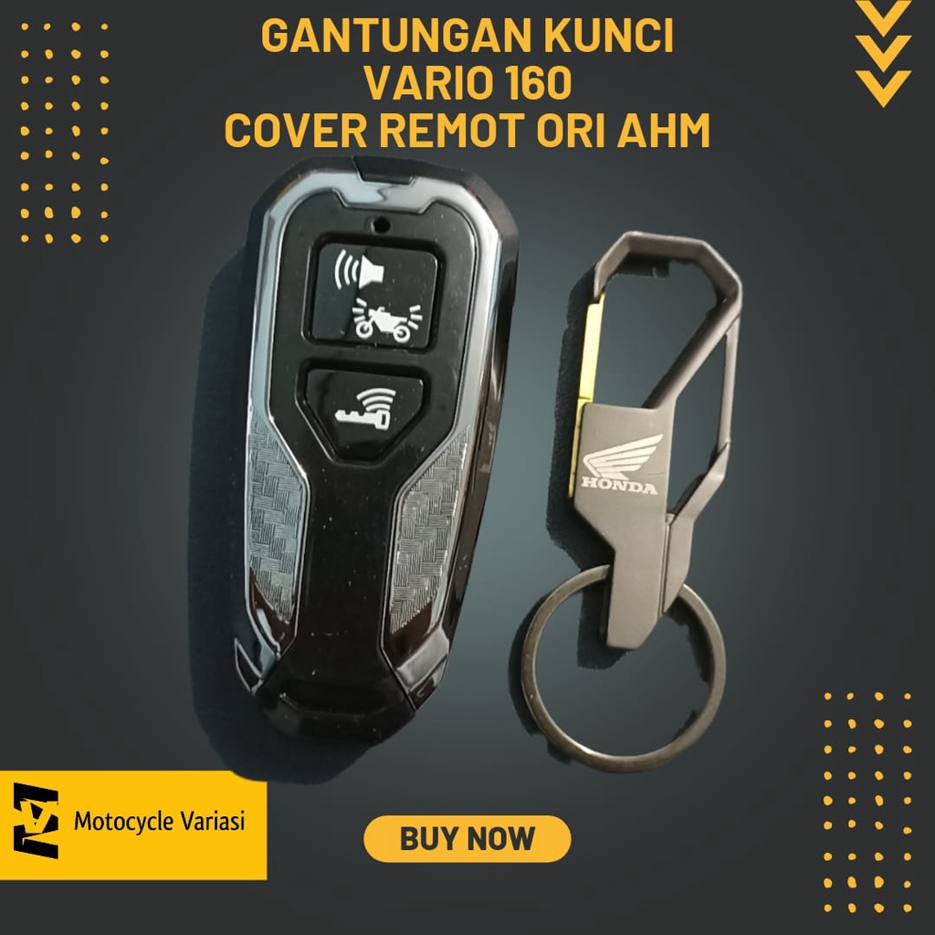 PAKET GANTUNGAN KUNCI DAN COVER REMOTE VARIO 160 Vario 125 New ORIGINAL AHM