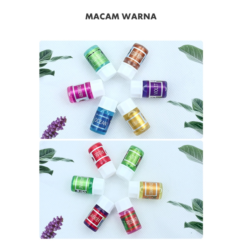 Set 3ML Essential Oil Aromatherapy Humidifier Fragrance Olis Diffuser Aromaterapi 12 in 1