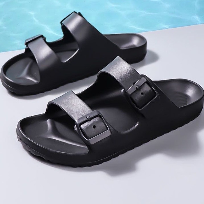 Terjangkau Miniso Sandal Pria Sendal Slop Sandal Selop Unisex Eva Sendal Pria