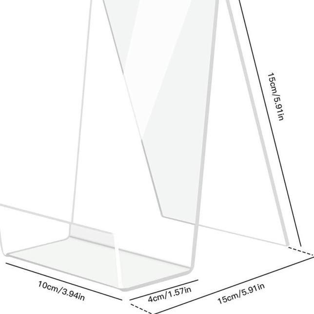 

Kejar Promo Acrylic Book Stand Display - Penyangga Buku Akrilik Holder HP Tablet