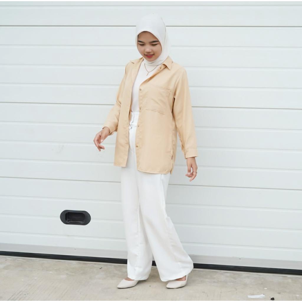 BEFAST - ZFS OOTD WANITA OUTER LALISA / HERRA POCKET OUTER TOP / Fashion Wanita Kerja Casual / Outer Polos Formal / Outfit Daly Wanita Remaja ABG Trendy / Blazer Lengan Panjang Terlaris / OOTD Style Wanita Hijab