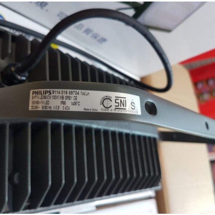 Lampu Sorot Led Philips 100W Bvp 174 Lampu Tembak 100 Watt Floodlight #Original