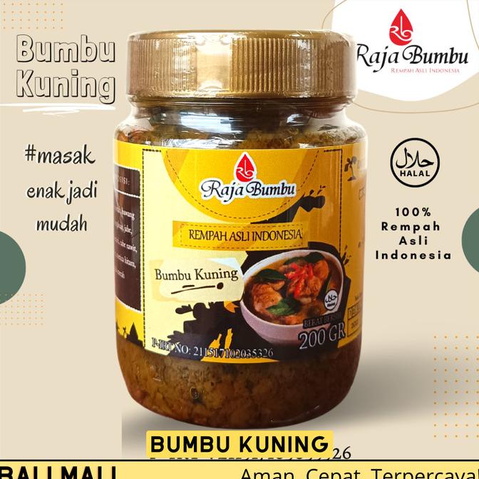 

hanya disini] Bumbu Masak Bumbu Kuning Khas Bali Bumbu Bali Raja Bumbu