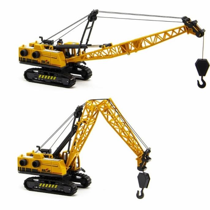 Toys Kingdom Cruzer Diecast Mobile Crane Truck Construction Truk Crane [Cod]