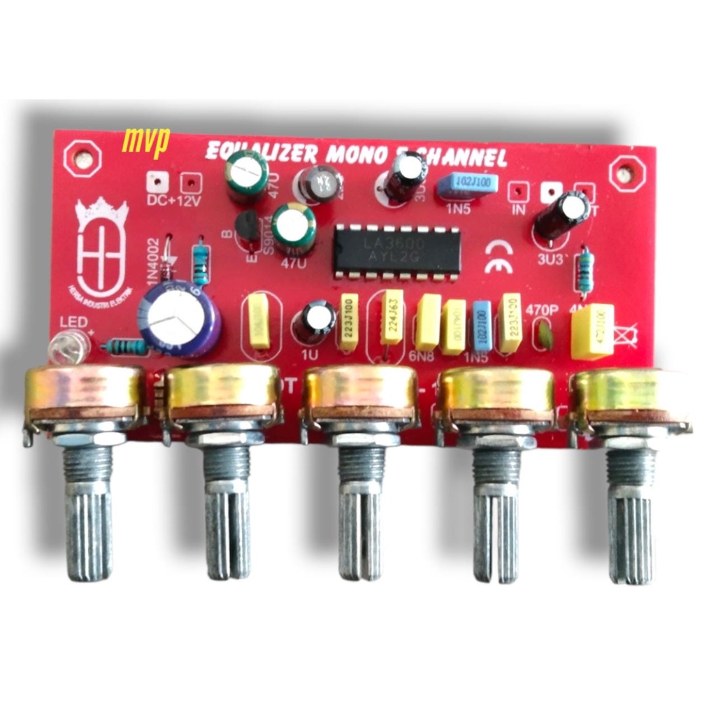 Tone Equalizer Mono 5 Channel Tone control mono equalizer
