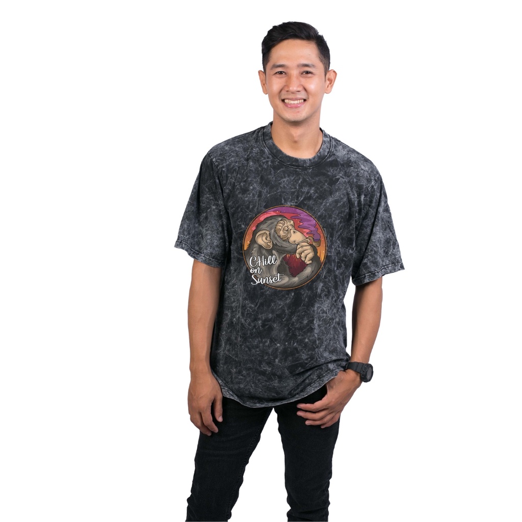 Kaos Oversize Wash Original Endrock Tema Simpanshe Chill DTF005