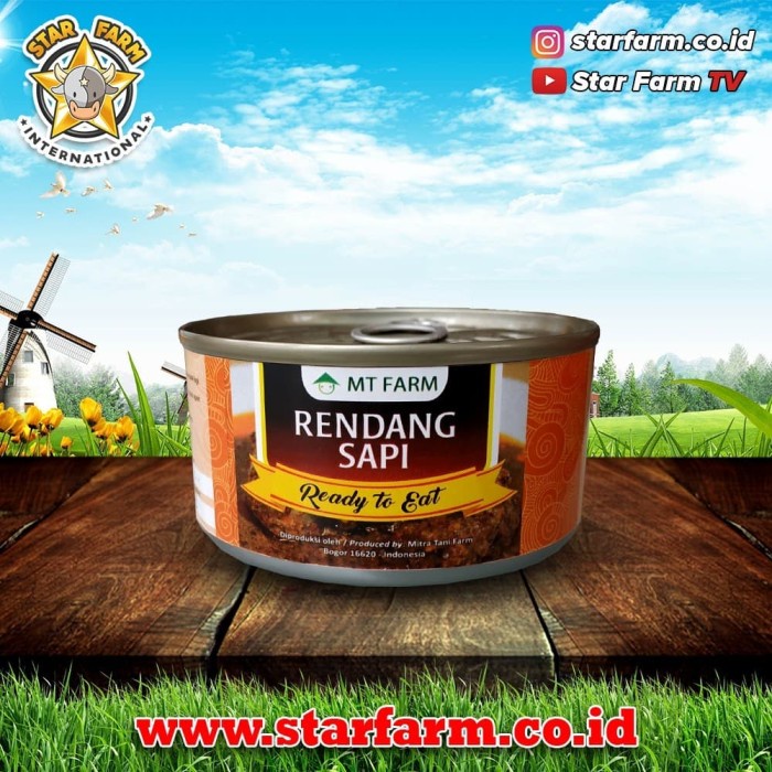 

RENDANG SAPI KALENG SIAP MAKAN 185G - STAR FARM
