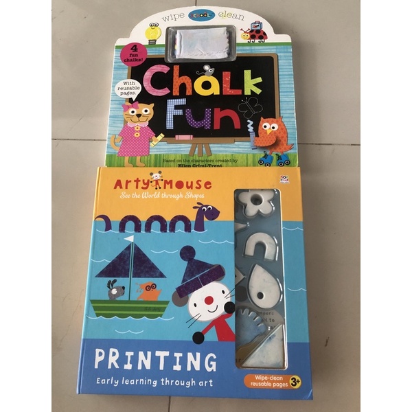 

ARTY MOUSE Printing & Chalk Fun (preloved)