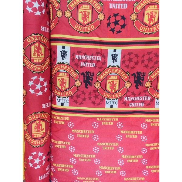 KAIN SPREI MOTIF BOLA BAHAN POLIMICRO KATUN LOKAL MICROTEK DISPERSE (LEBAR 240CM)