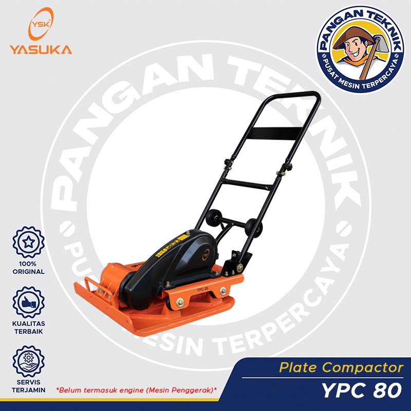 Mesin Pemadat Tanah |Stamper Kodok | YSK YPC - 80 (TANPA ENGINE)