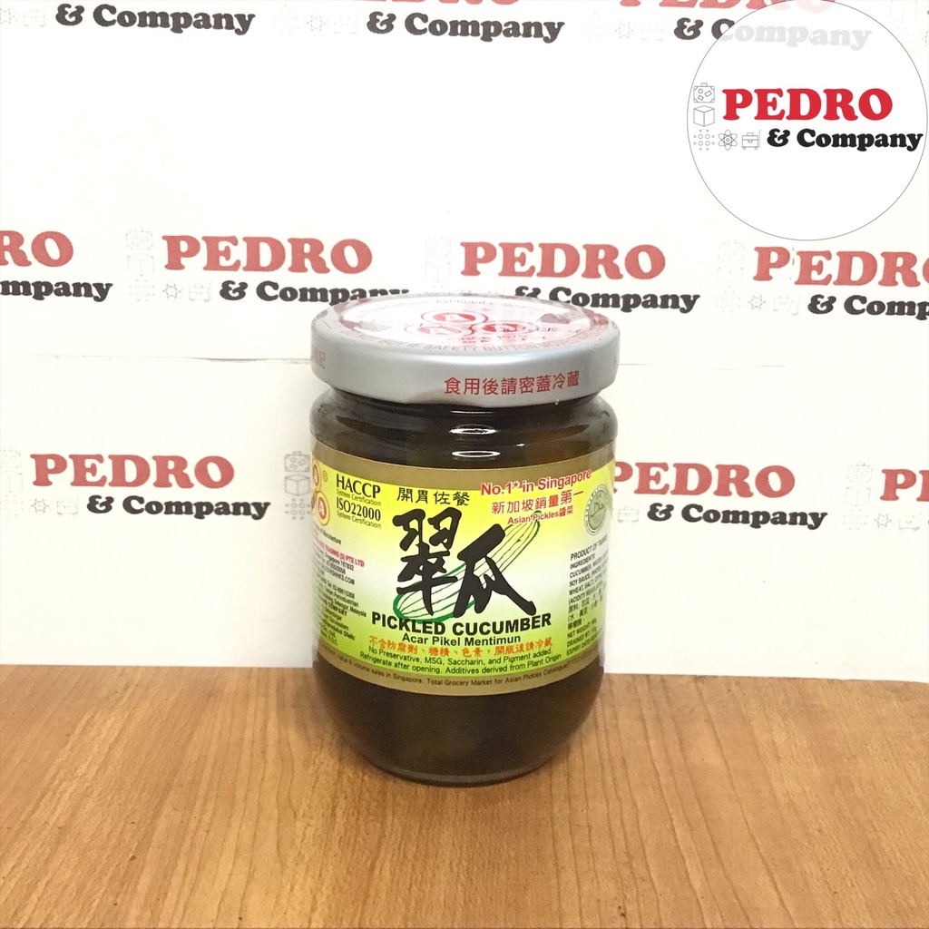 

AAA pickled cucumber 180 gram - acar ketimun timun import china