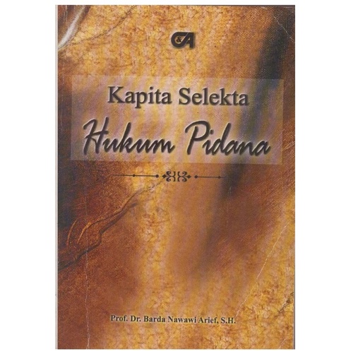 Kapita Selekta Hukum Pidana