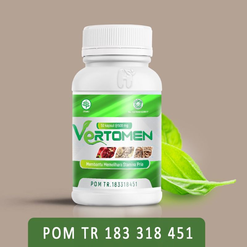 Vertomen penambah Penyubur Sperma Pria Vertomen 100% Asli BPOM