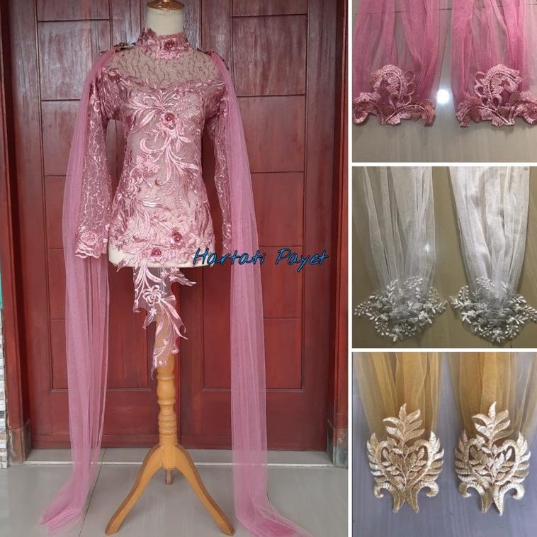 [ART. 6419] Slayer Pundak Kebaya Pengantin / Sayap Bahu / Sayap Pundak Slayer Bahu