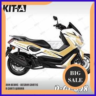 Decal nmax old keren full body putih emas white gold 1M4R23 sparepart