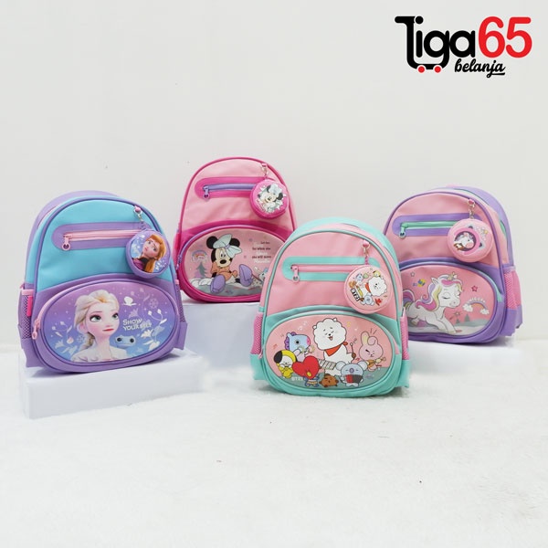 TAS RANSEL / Backpack / Tas Punggung / Ransel / Tas Anak / Karakter / Bag Ransel 6085 12&quot;