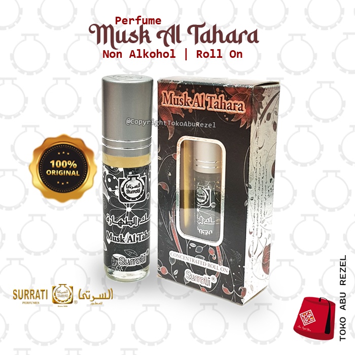 Parfum MUSK ALTAHARA 6ml Roll On | Parfum Surrati | Bibit Minyak |  Surrati Perfumes| Original Product | Surrati Factory Holly Makkah KSA