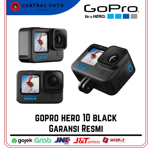 GoPro Hero 10 Black GoPro Hero10 Go Pro Action Camera GARANSI RESMI