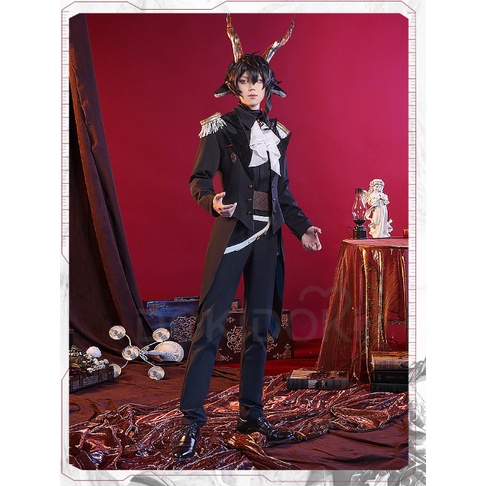 Game Arknights Ebenholz Cosplay Wig Costume Game Arknights Cosplay Ebenholz Cosplay Costume Black Suit