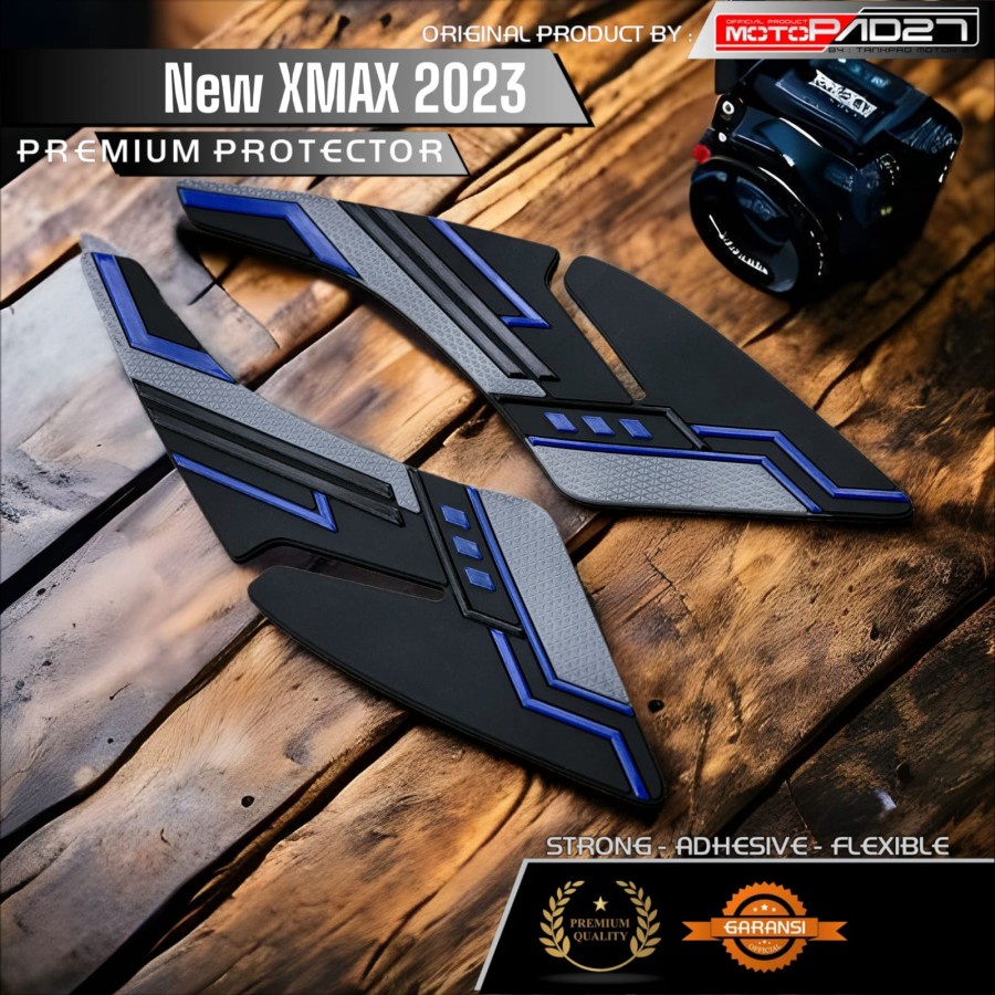 Motopad27 Sticker side body rubber protector Xmax New 2023 stiker karet body samping Yamaha Xmax 2023