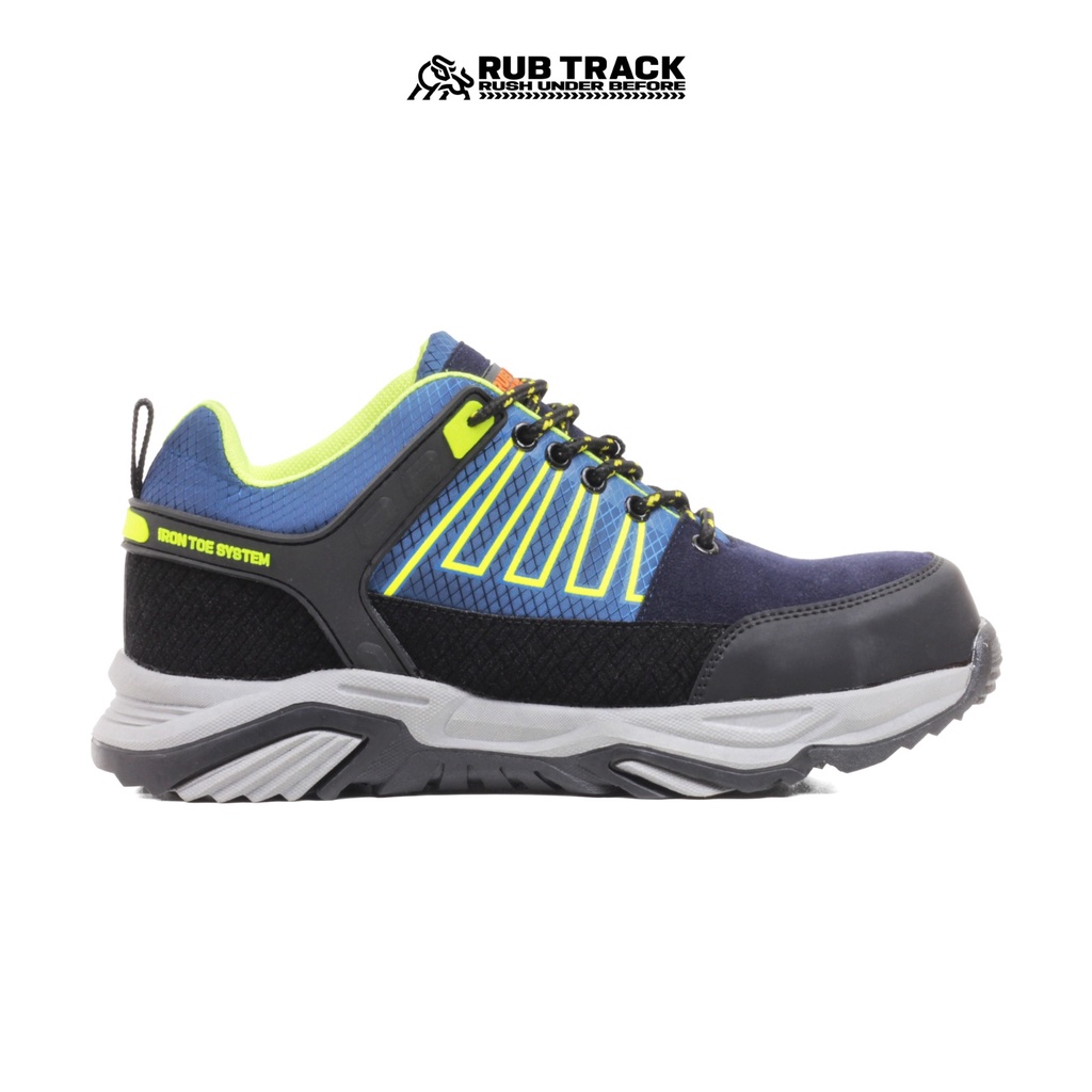 RUBTRACK - Sepatu Sneakers Safety Pria Sport | Mounsey Army 39-43 Sepatu Safety Ujung Besi Olahraga Tracking Gunung Touring Kerja Outdoor