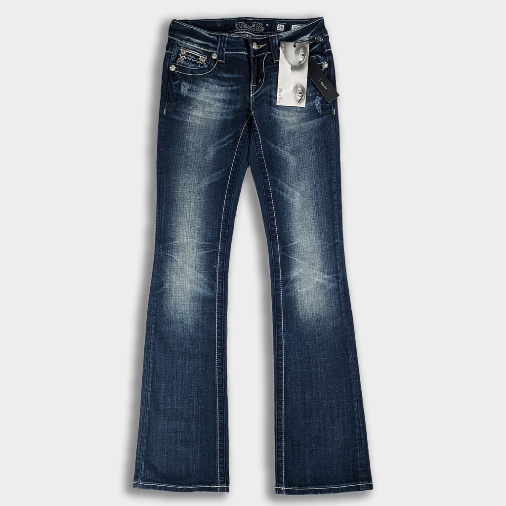 Miss Me Denim Longpants Women | Celana Panjang Denim Wanita Miss Me [JW-5374-B]