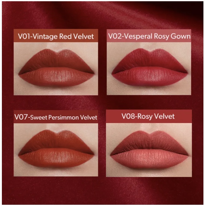 Lipstik Cair Velvet Pilihan Glamor Diari Sempurna Perfect Diary