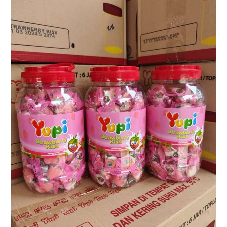 

(Grosir) Permen Yupi Harga Per-Toples