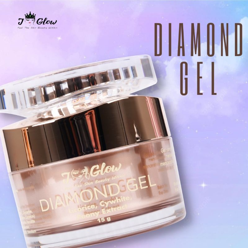 DIAMOND GEL / JGLOW SKINCARE / SKINCARE BPOM / PERAWATAN WAJAH / CANTIK JGLOW / JGLOWBEAUTYCARE / JG