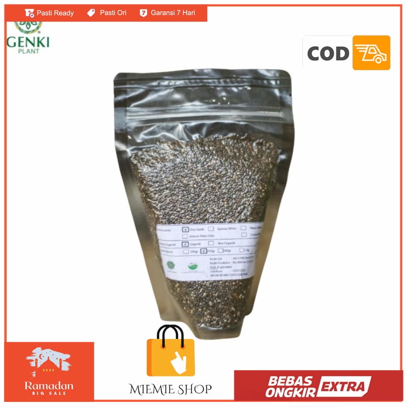 

Organic Black Chia Seed Mexico 250g