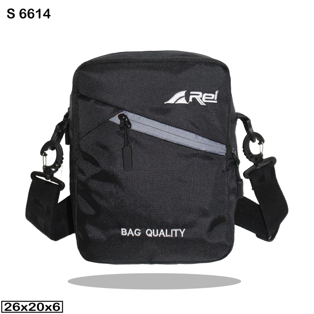 Tas Selempang Pria wanita Tas Selempang Bahu Kotak Sling bag kotak Rei