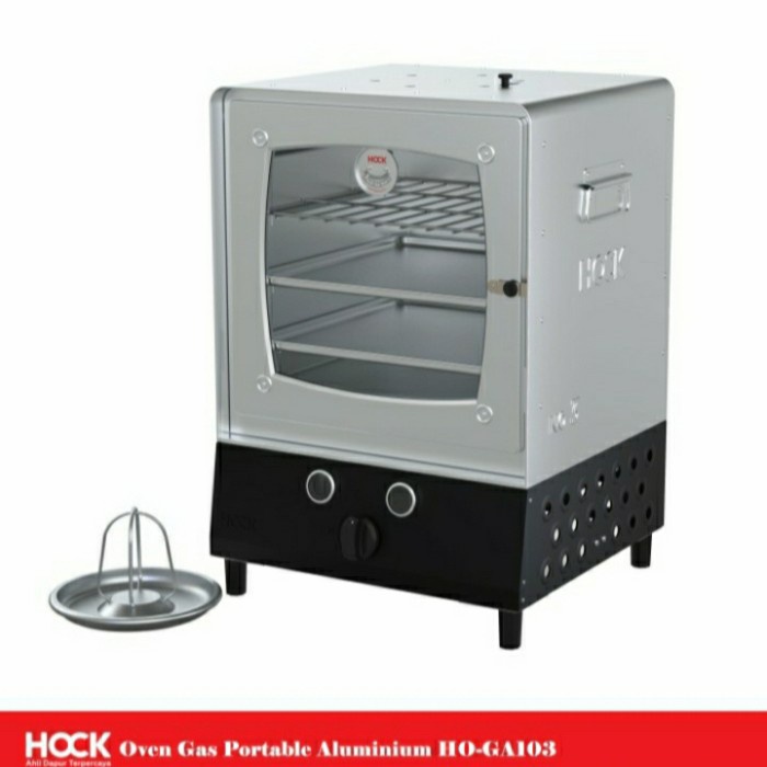HOCK OVEN GAS PORTABLE / OVEN HOCK HO-GA103 (ALUMUNIUM) ORIGINAL