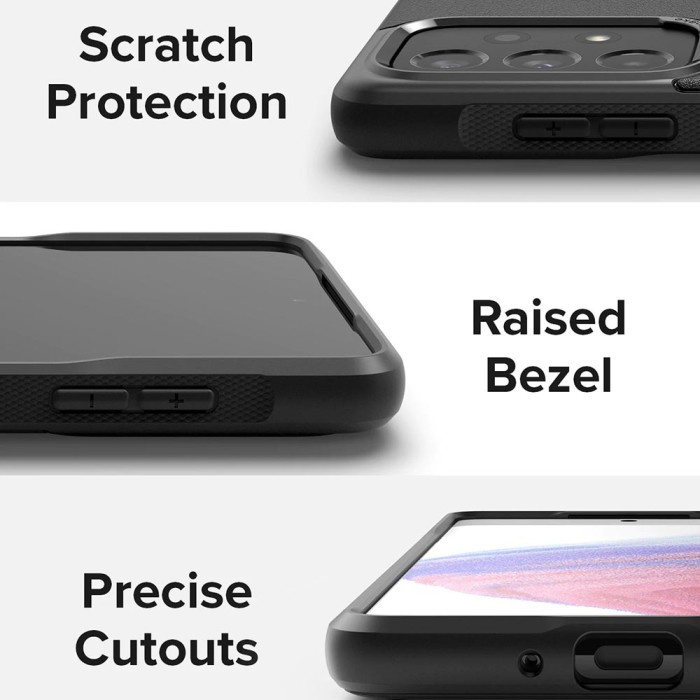 Case Samsung Galaxy A53 / A73 Ringke Onyx TPU Flexible Softcase Casing - A73, Black