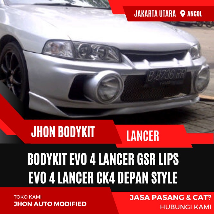 BODYKIT EVO 4 LANCER GSR LIPS EVO 4 LANCER CK4 DEPAN STYLE