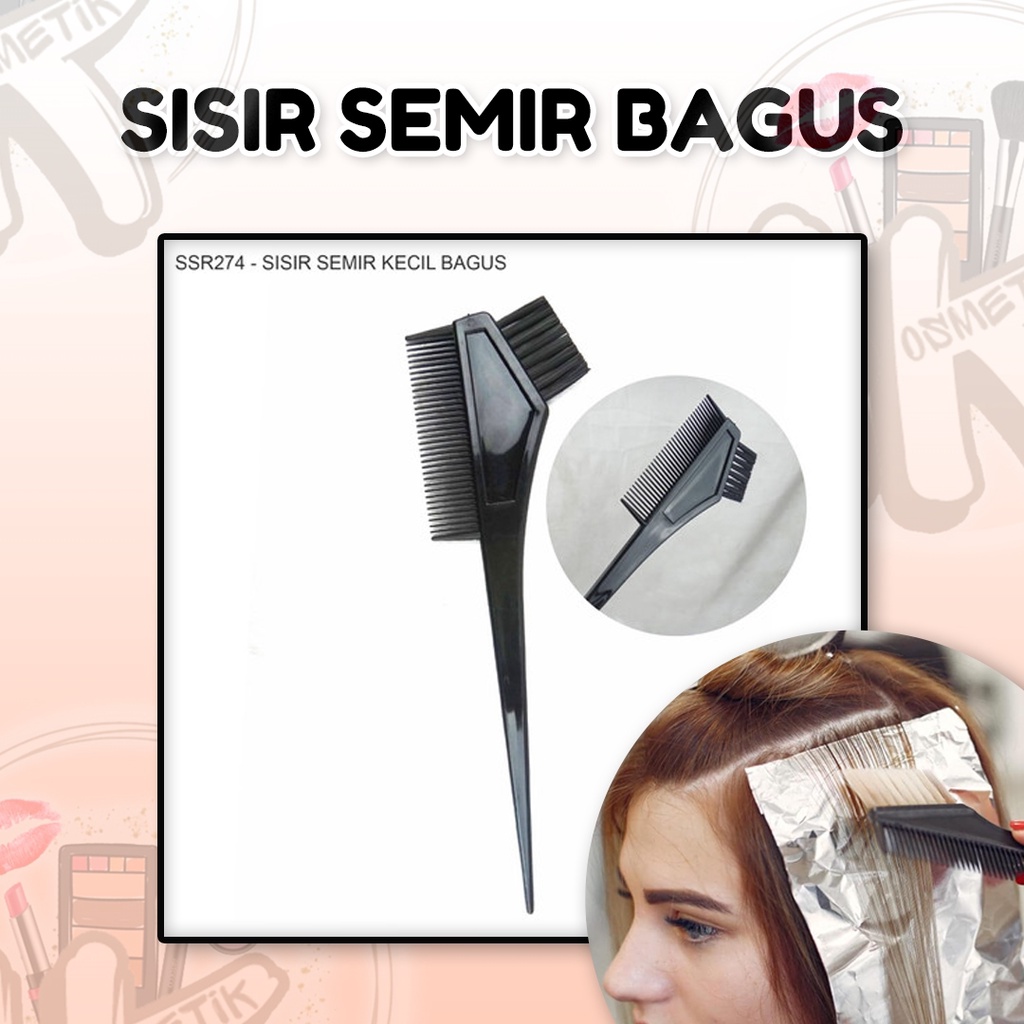 SISIR SEMIR RAMBUT BAGUS WARNA HITAM 1PCS