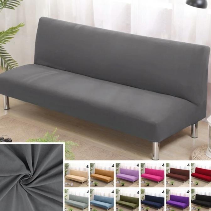 cover sofa bed / sarung sofa bed polos size M