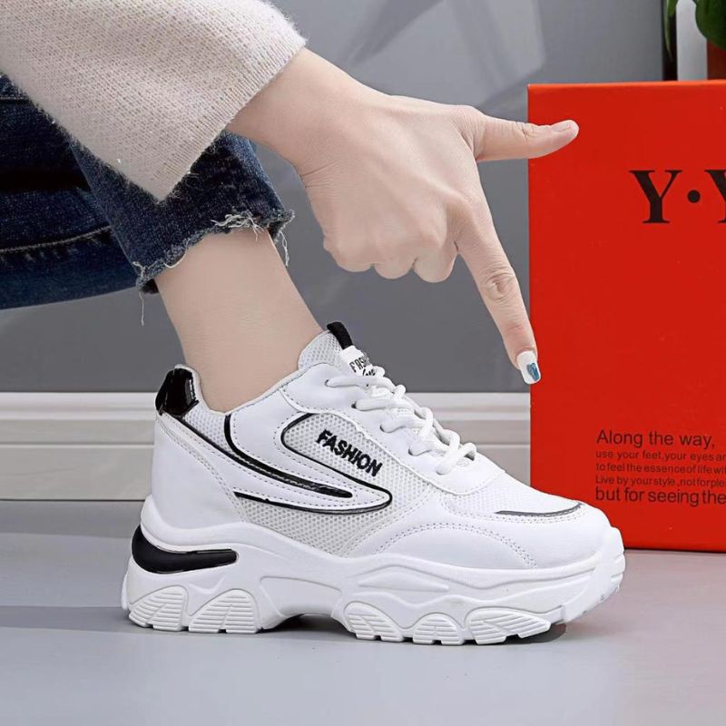 DDS5015 Sneakers Wanita Fashion Import Sepatu Olahraga Sport FSN Ready Jakarta Bisa COD (With Box)