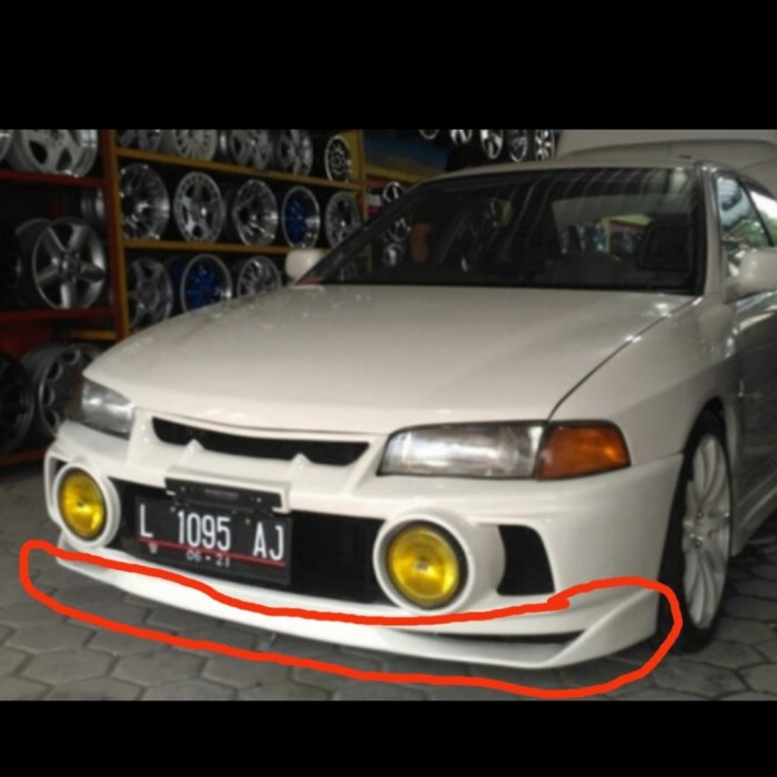 Bodykit Evo 4 Lancer GSR Lips Evo 4 Lancer Ck4 Depan