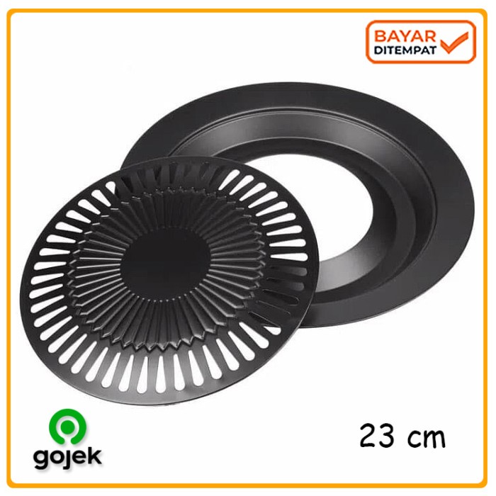 grill pan  Panggangan Grill Pan / Pemanggang Grill BBQ - PROMO(L6R0) pemanggang daging grill pan lis