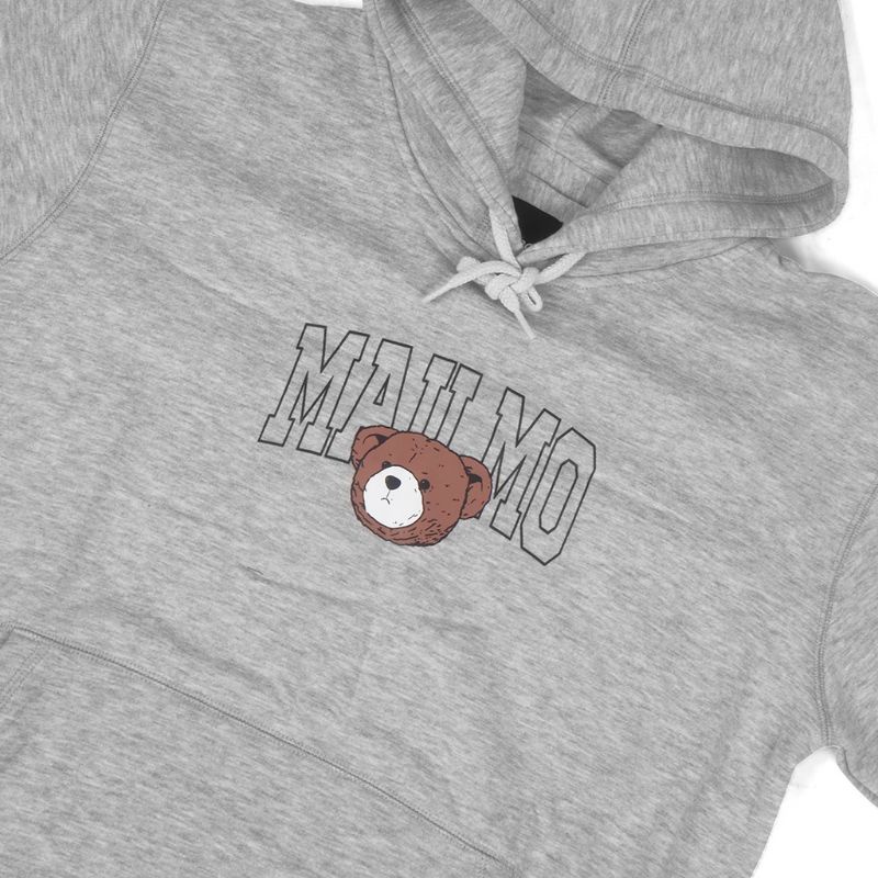 Hoodie Sweater Mailmo CX 004 Grey 02 - Black Unisex